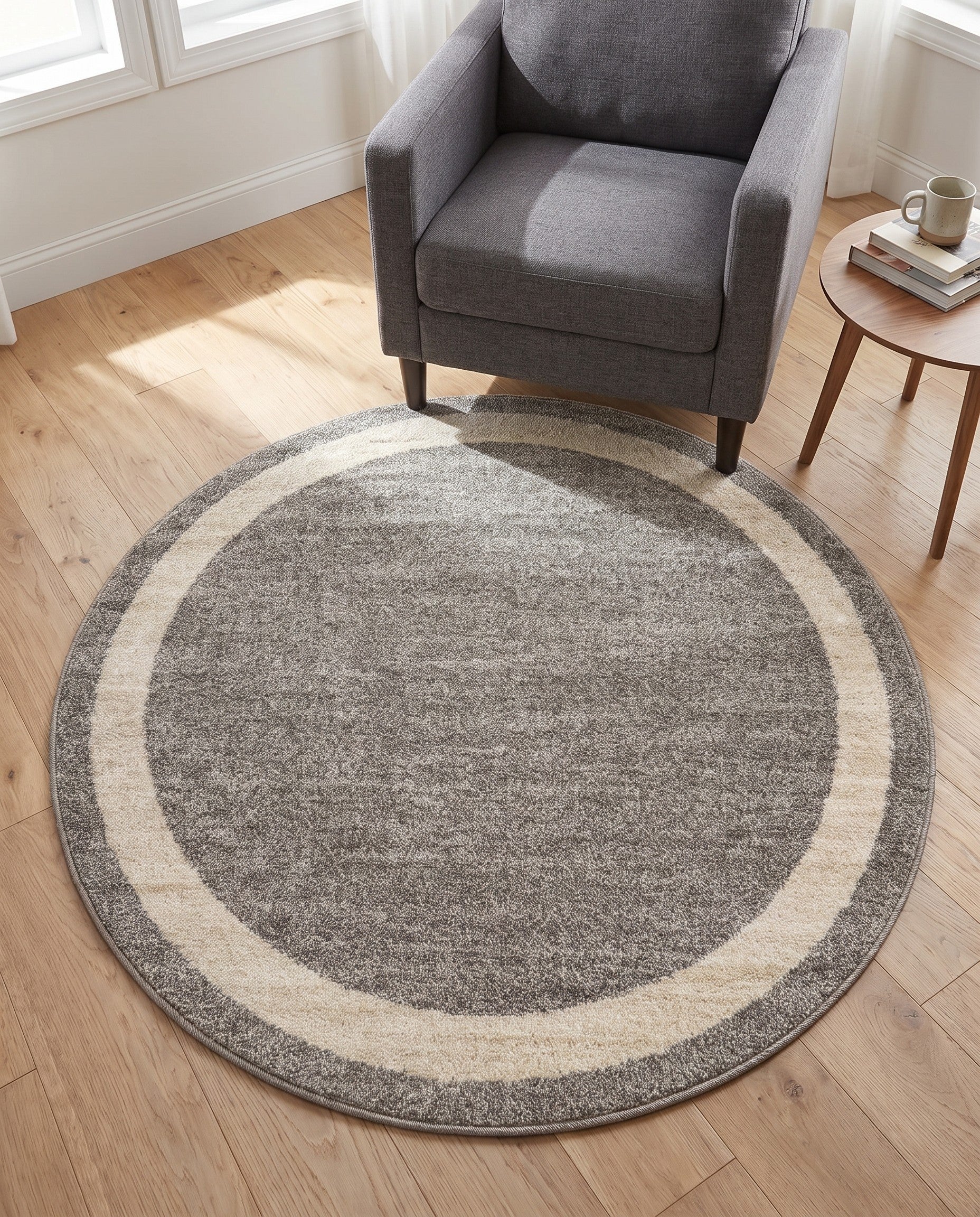 4' x 4' Angelica Round Rug