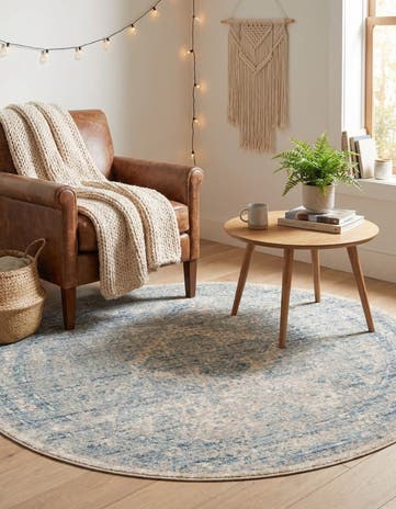 5' x 5' Noble Round Rug