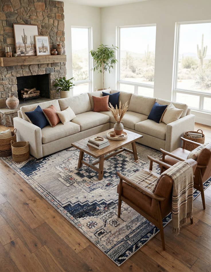 Detail image of 10' x 14' Tucson Rug