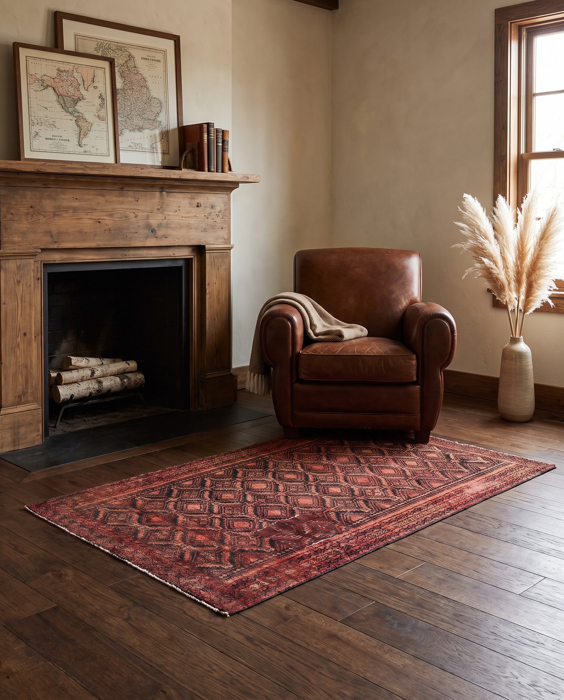 3' 5 x 6' 3 Hand Knotted Ultra Vintage Persian Wool Rug