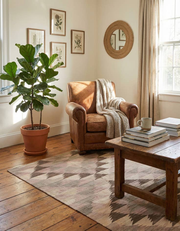 Detail image of 3' 2 x 5' 8  Hand Woven Kilim Fars Wool Rug