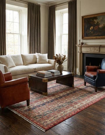 5' 10 x 8' 7 Hand Knotted Ariana Ziegler Rug