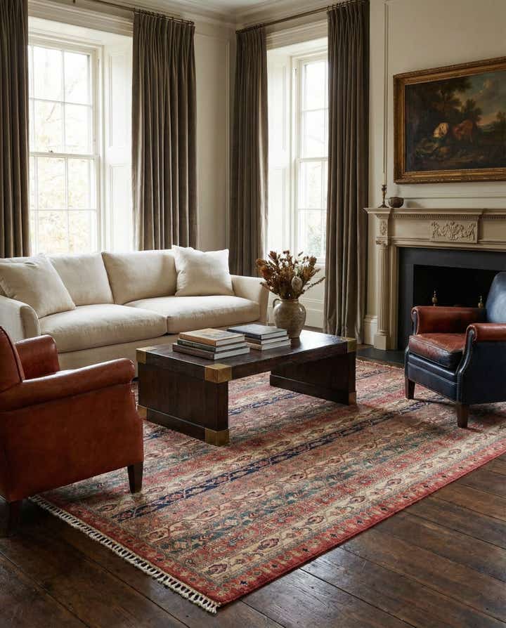 5' 10 x 8' 7 Hand Knotted Ariana Ziegler Rug