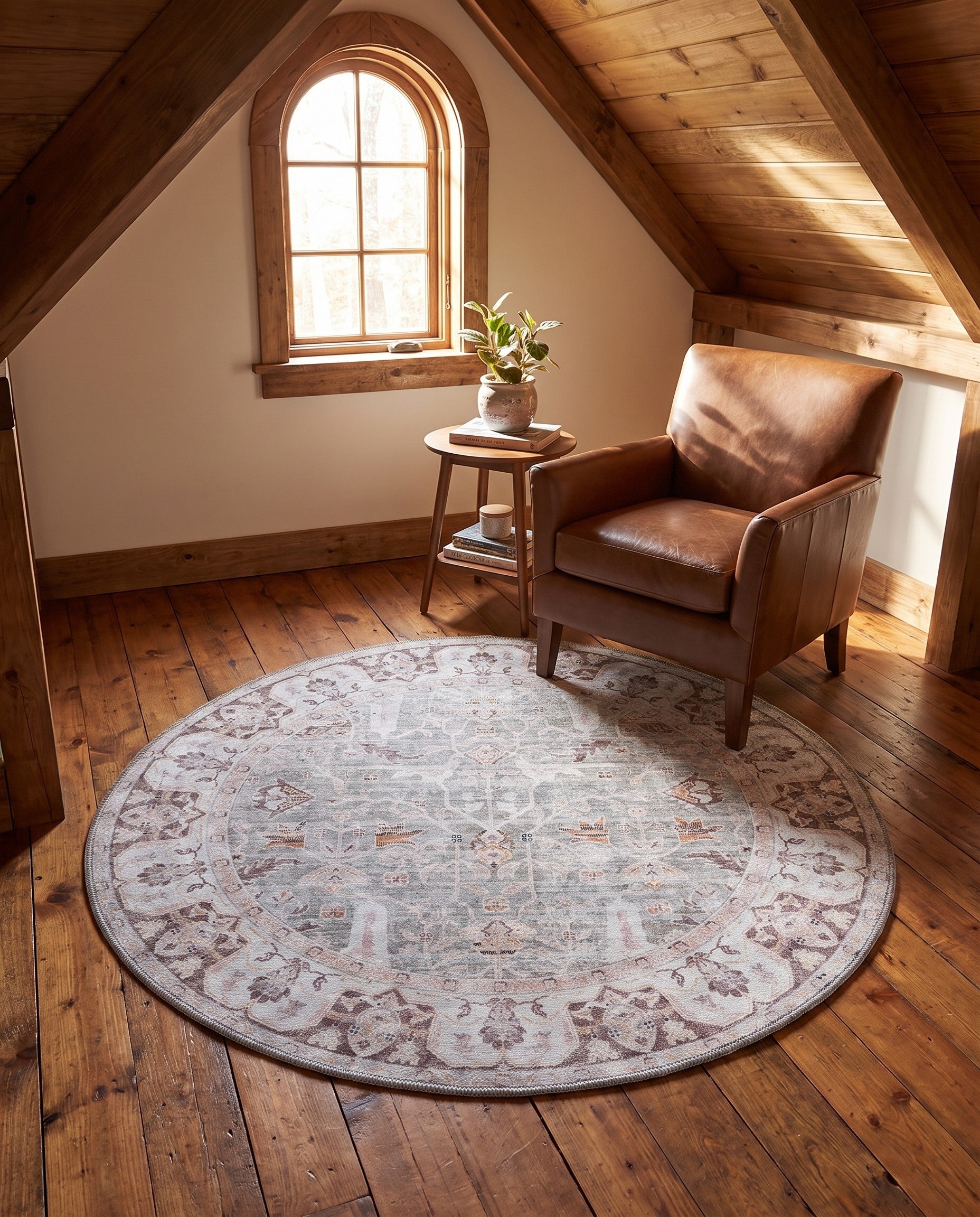 4' x 4' Yara Round Rug