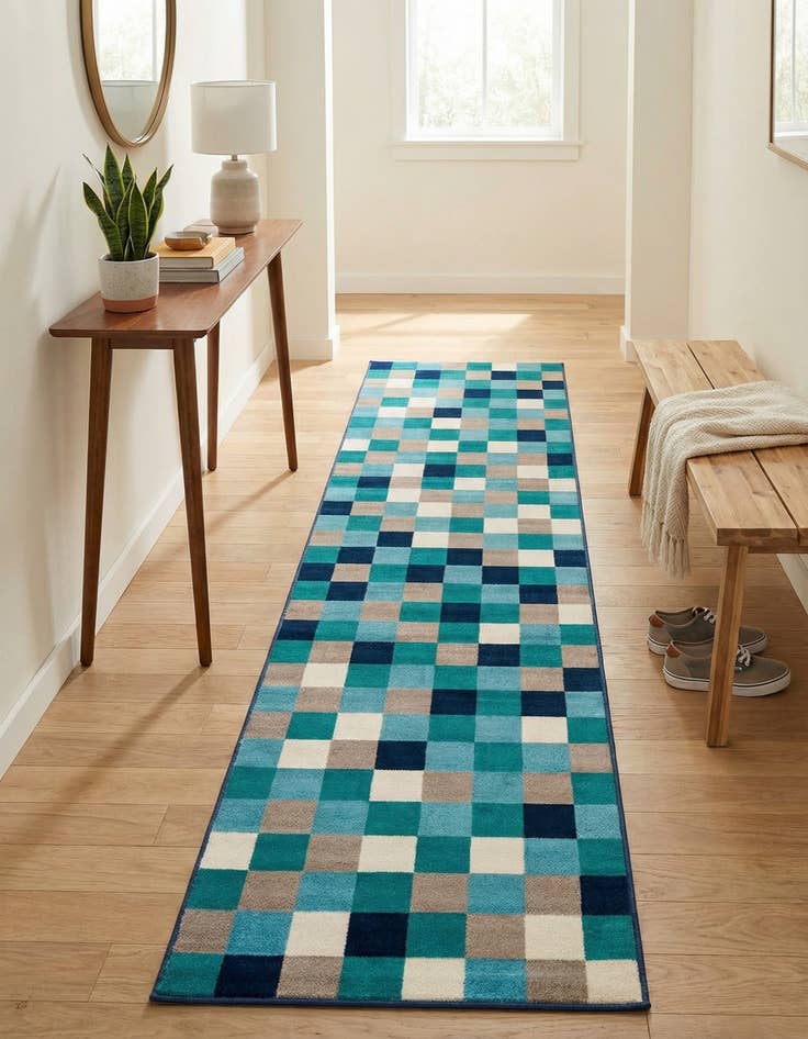 Detail image of 2' x 8' Azalea Runner Rug