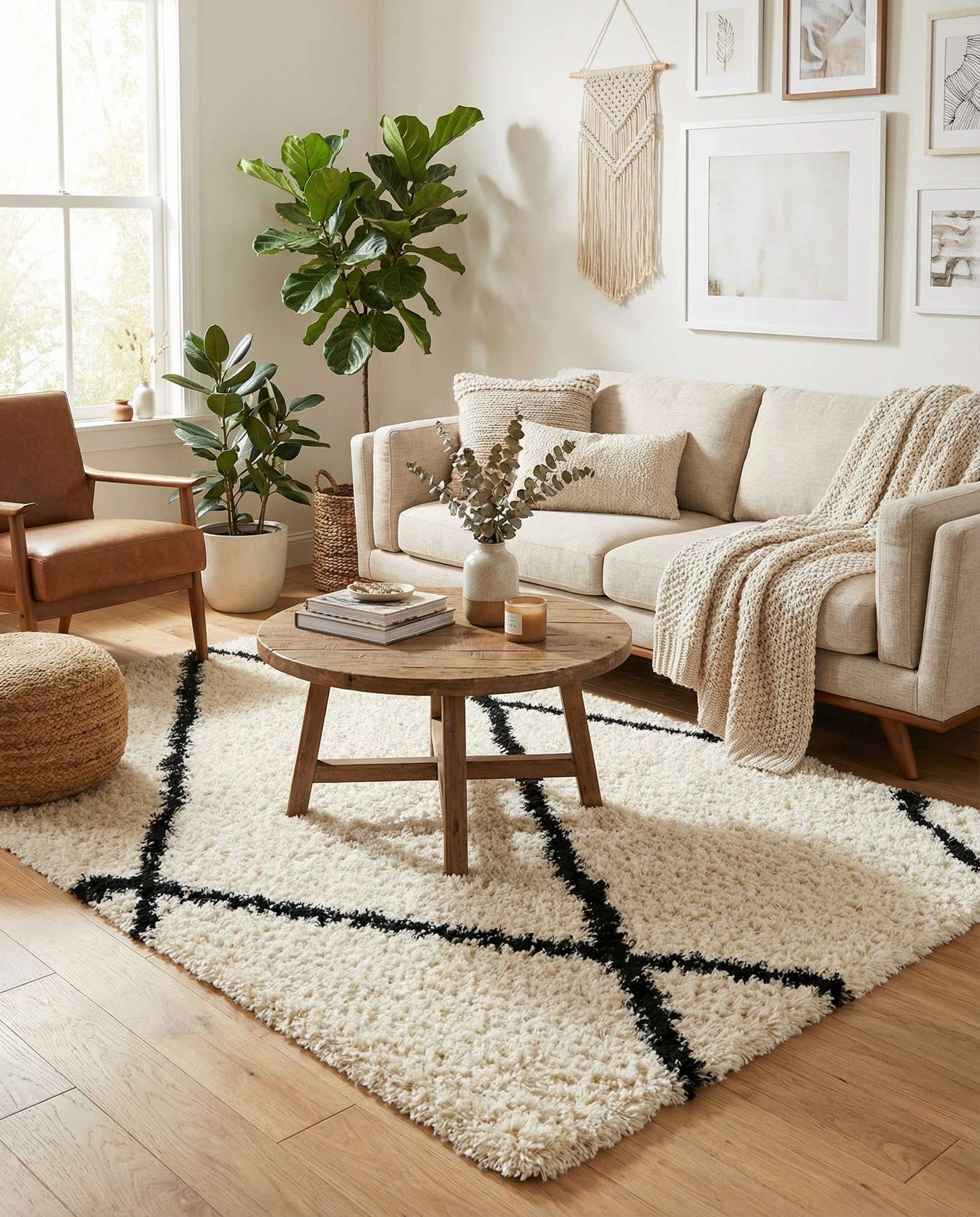 5' x 8' Infinity Shag Rug