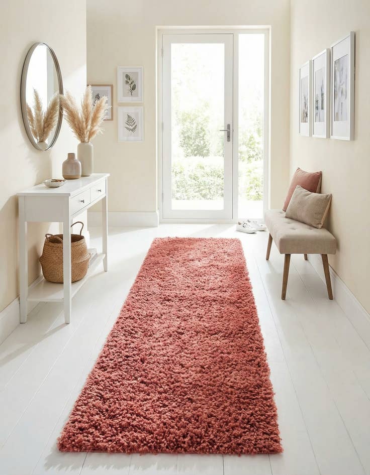 Detail image of  2' 7 x 20' Zermatt Shag Runner Rug