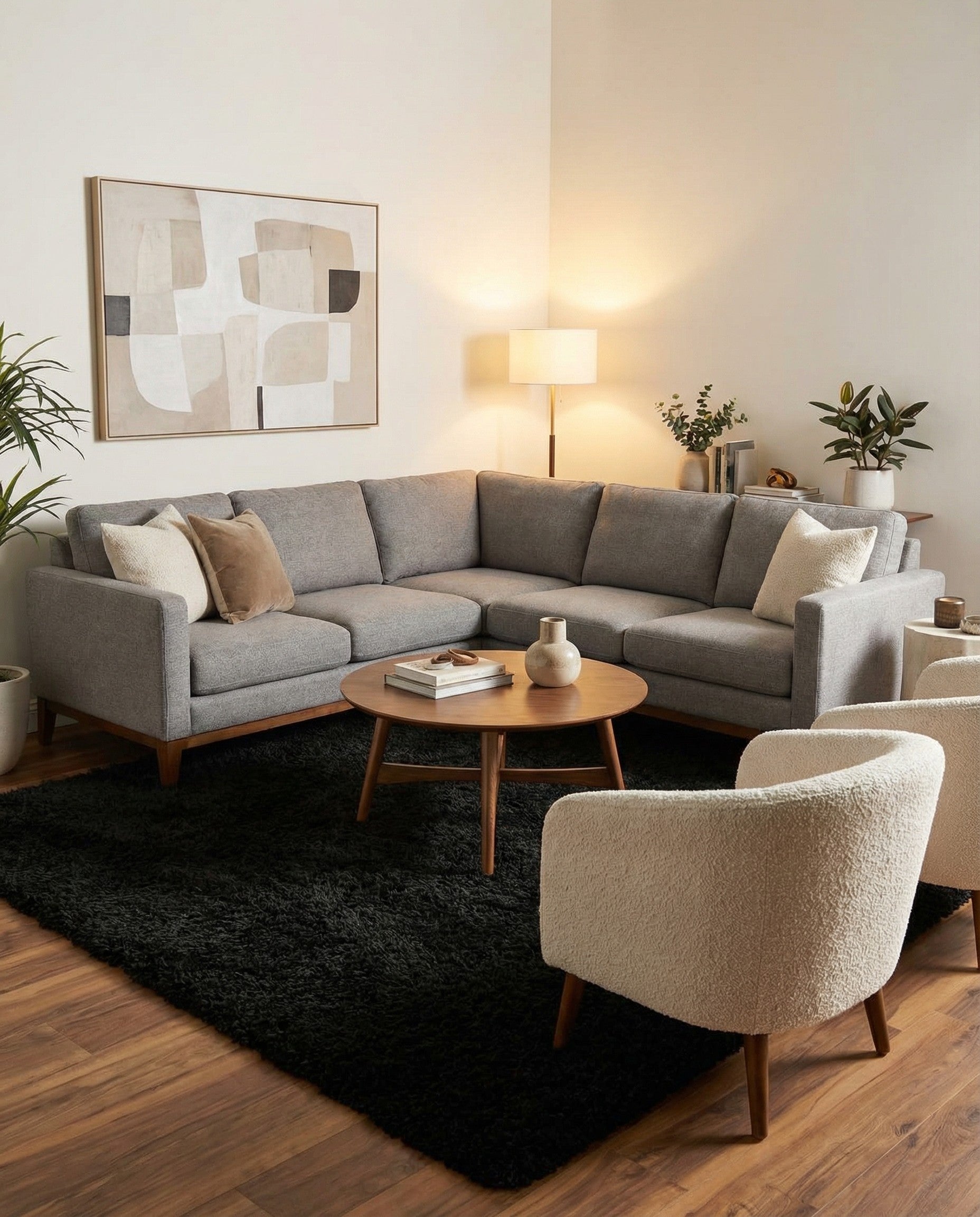  8' x 8' Infinity Shag Square Rug