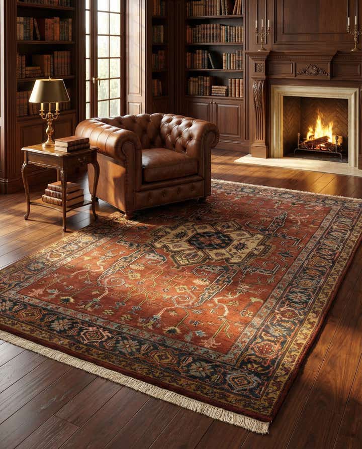 6' 6 x 9' 8 Azeri Sherabian Rug