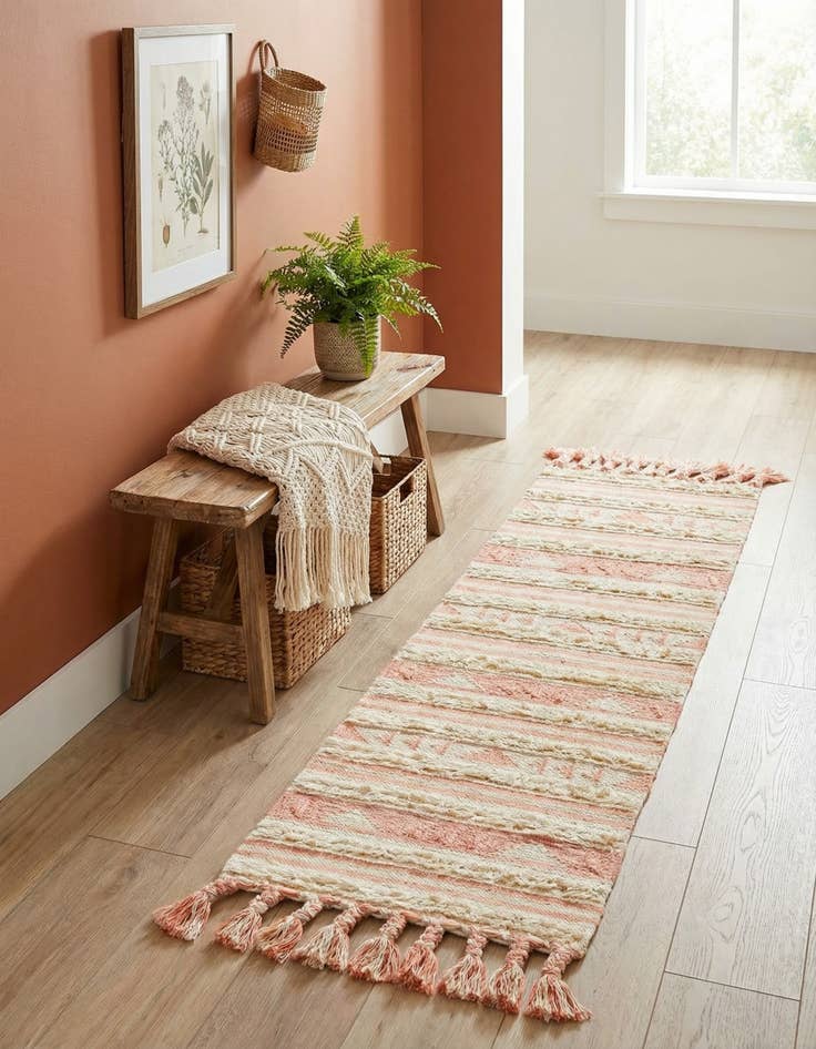 Detail image of 2' 2 x 8' 2  Hand Woven Arizona Wool Runner Rug