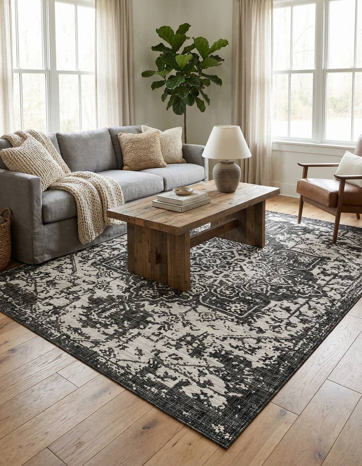 Detail image of  9' x 12'  Washable Jill Zarin Dubai Indoor / Outdoor Rug