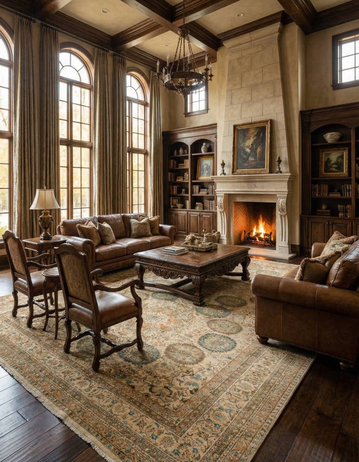 Detail image of 16' 5 x 34' 4  Hand Knotted Peshawar Ziegler Rug