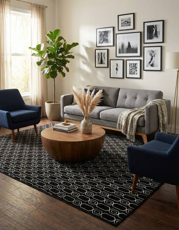 Detail image of 10' x 13' Vogue Geo Rug