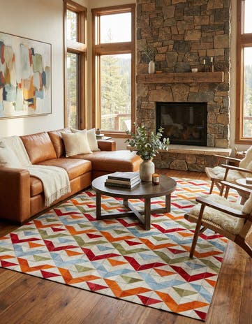 5' x 7' 9 Cowhide Rug
