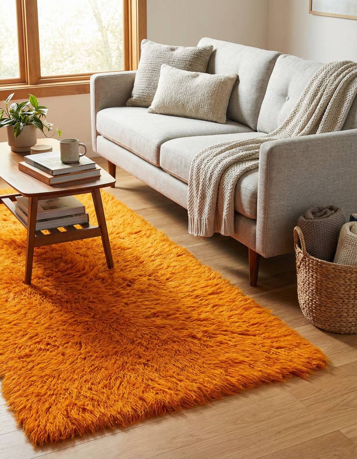 Detail image of  2' x 4' 7  Hand Knotted Moroccan Wool Runner Rug