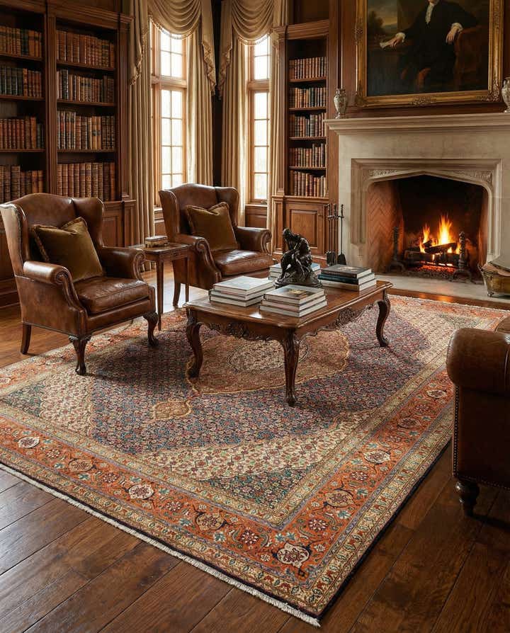 10' x 13' 7 Tabriz Wool Rug