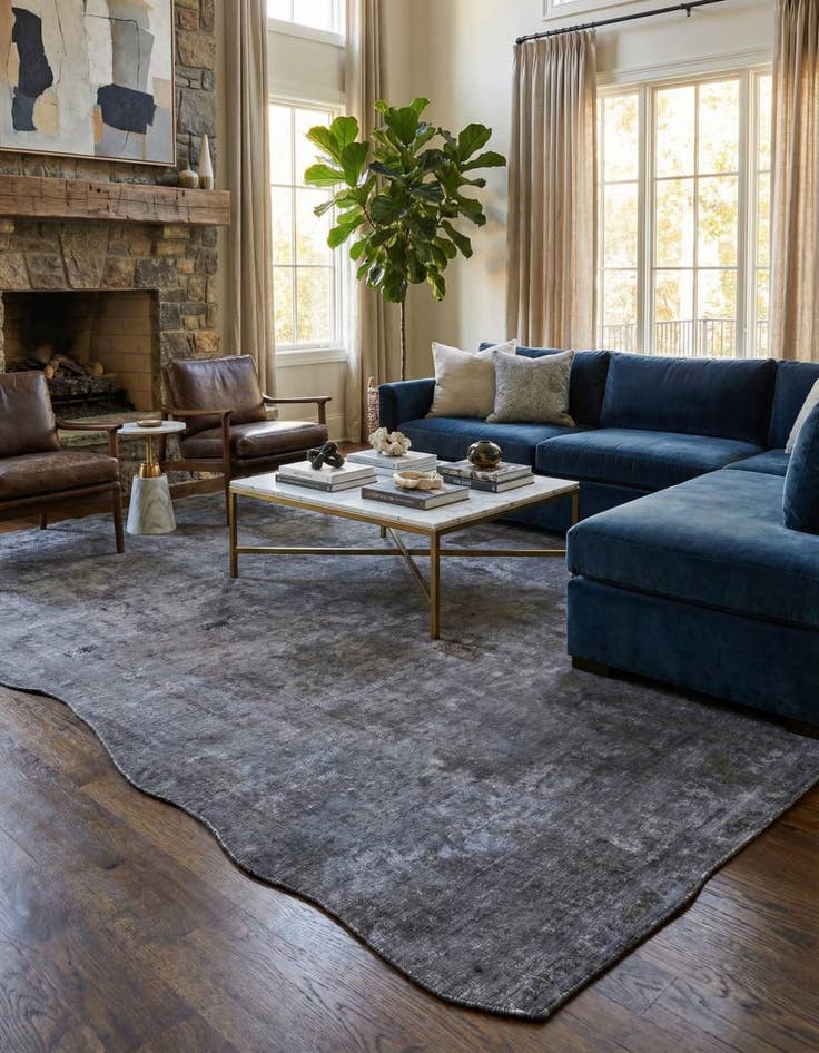 Detail image of  8' 8 x 12' 5  Hand Knotted Ultra Vintage Persian Wool Rug