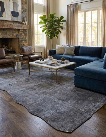 8' 8 x 12' 5 Hand Knotted Ultra Vintage Persian Wool Rug
