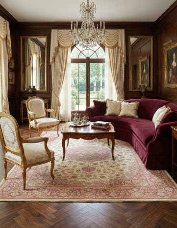 6' 10 x 10' 1 Ghom Silk Rug
