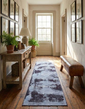2' 6 x 9' 2 Hand Knotted Ultra Vintage Persian Wool Runner Rug