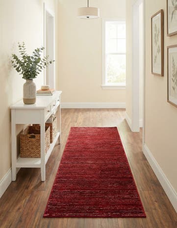 Red Finsbury Runner Rug