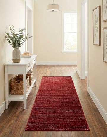 Red Finsbury Runner Rug