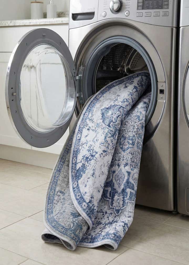 6' x 9' Washable Francesca Oval Rug