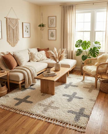  8' x 8' Athena Shag Square Rug