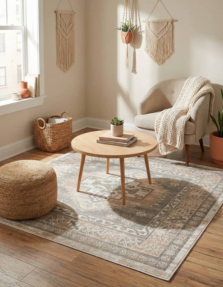 Detail image of  4' x 4' Whitney Square Rug