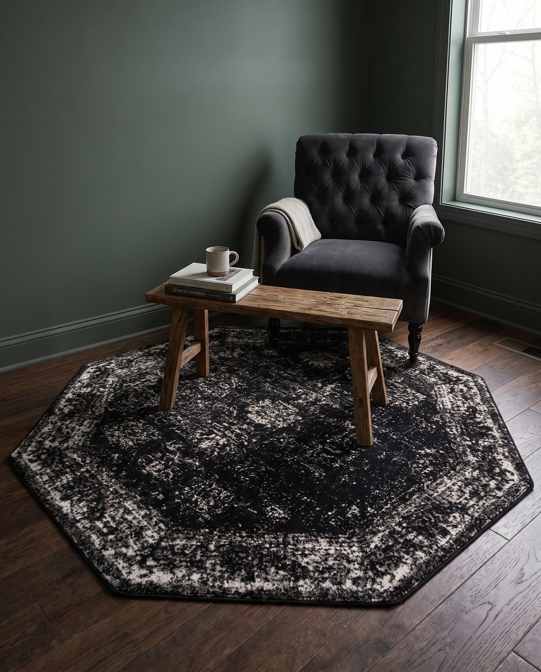 5' 3 x 5' 3 Monte Carlo Octagon Rug