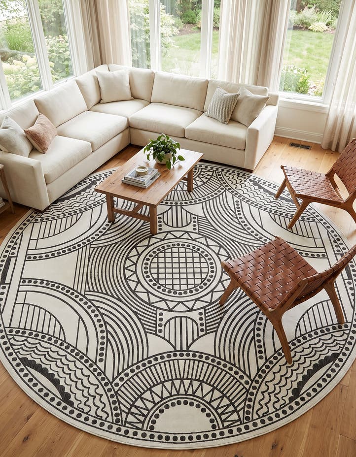 13' x 13' Easy-Clean Traditional Indoor / Ou...