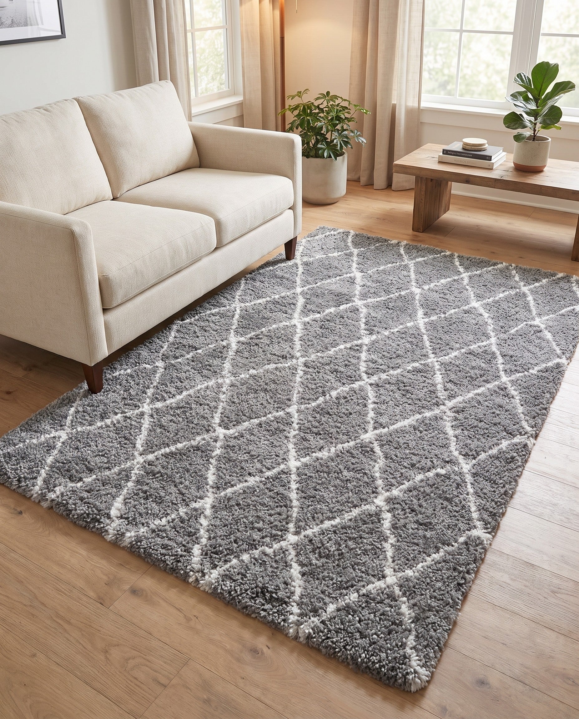 5' x 8' Moroccan Shag Rug