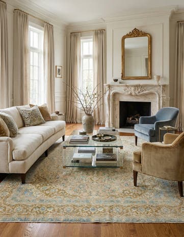 9' x 12' 3 Hand Knotted Ultra Vintage Persian Wool Rug