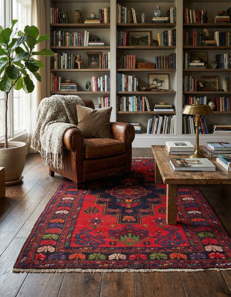 Detail image of 4' 4 x 7' 9 Kazak Rug