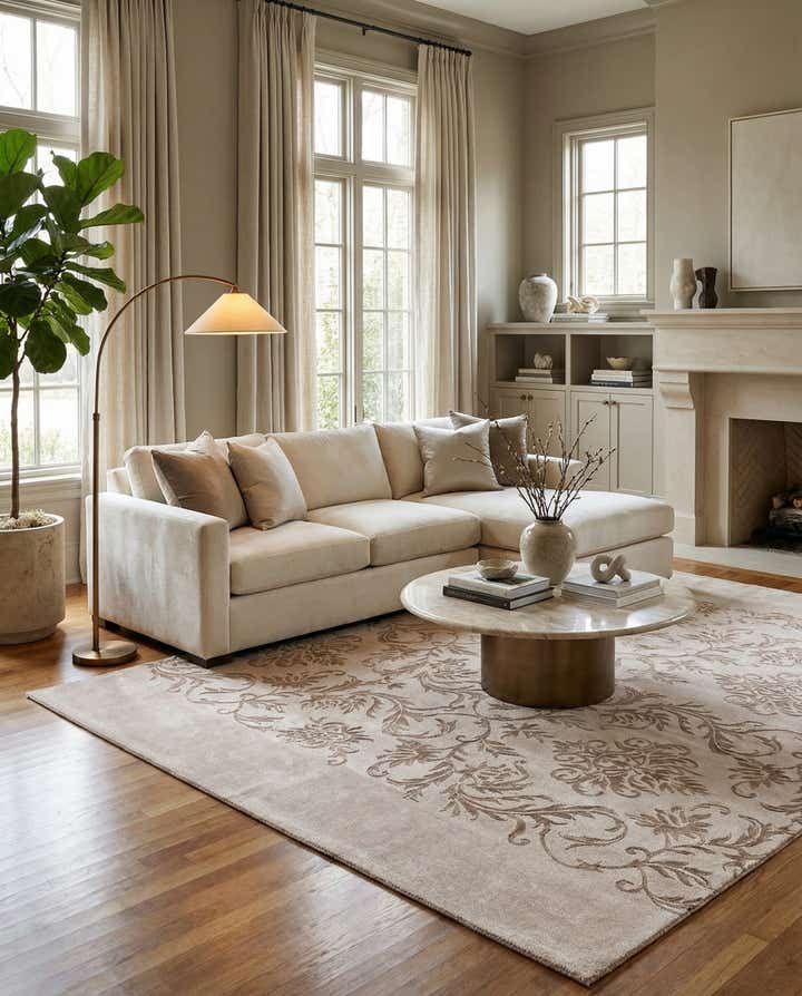6' 11 x 9' 11 Hand Knotted Darya Rug