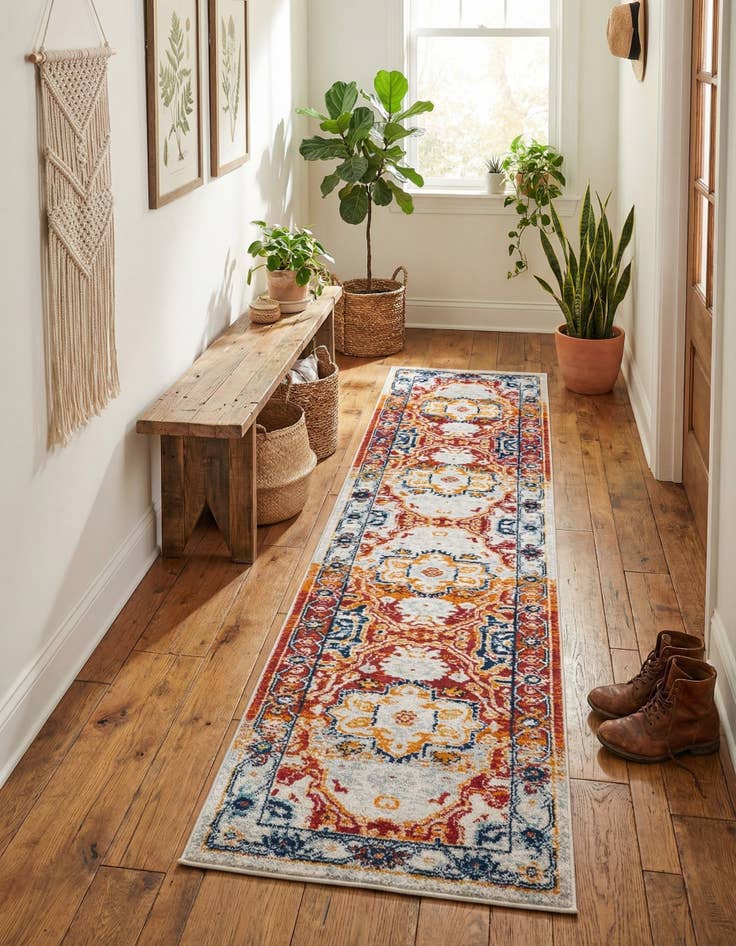 Detail image of 2' x 9' 10 Madeline Vintage Runner Rug