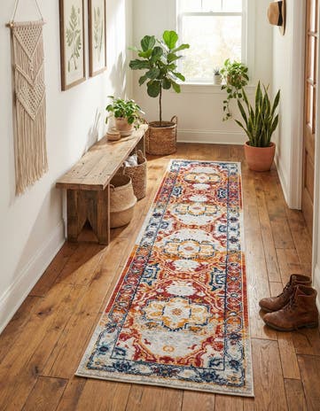 2' x 9' 10 Madeline Vintage Runner Rug