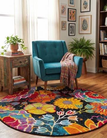 5' x 5' Tuscany Round Rug