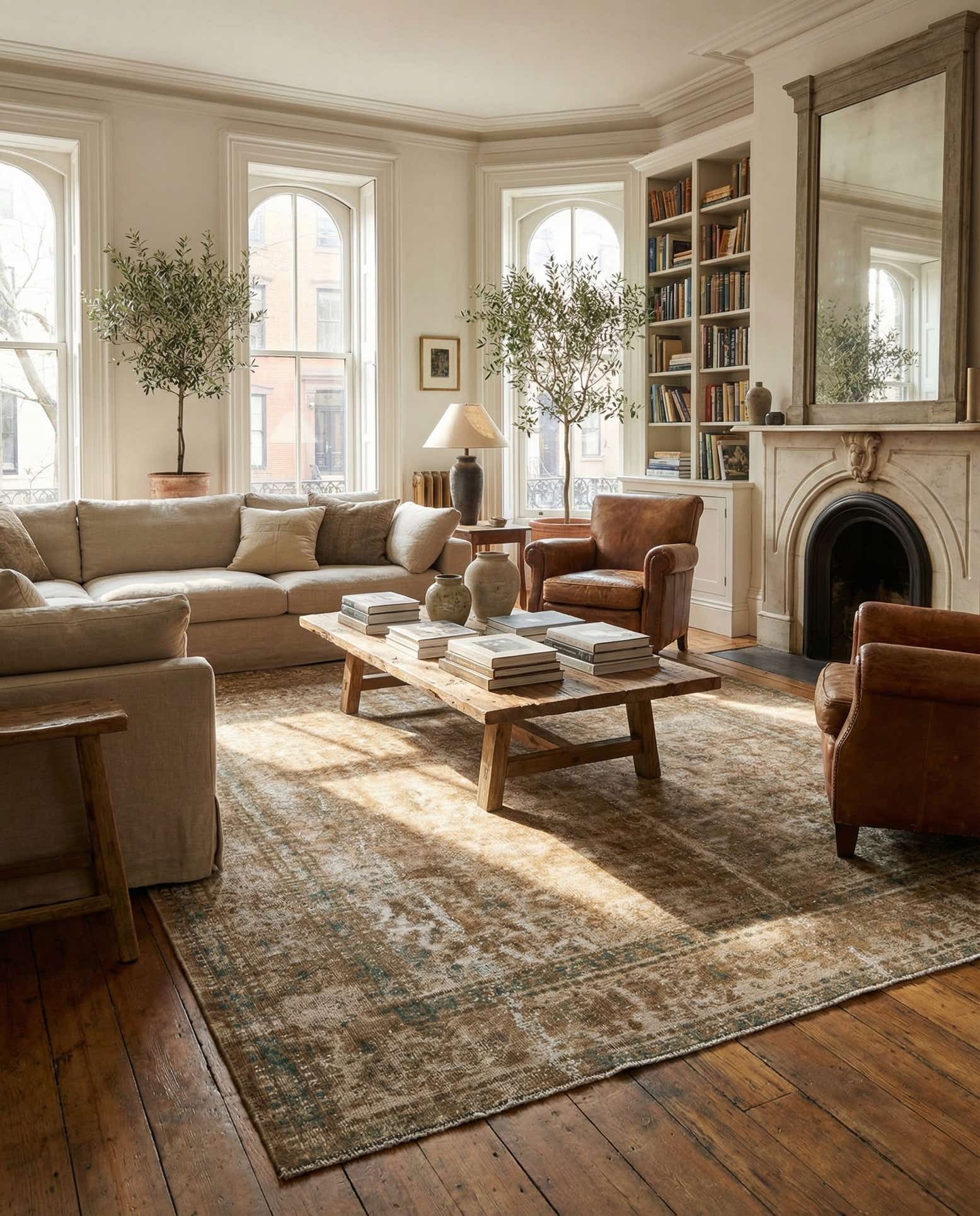 9' 7 x 11' 9 Hand Knotted Ultra Vintage Persian Wool Rug