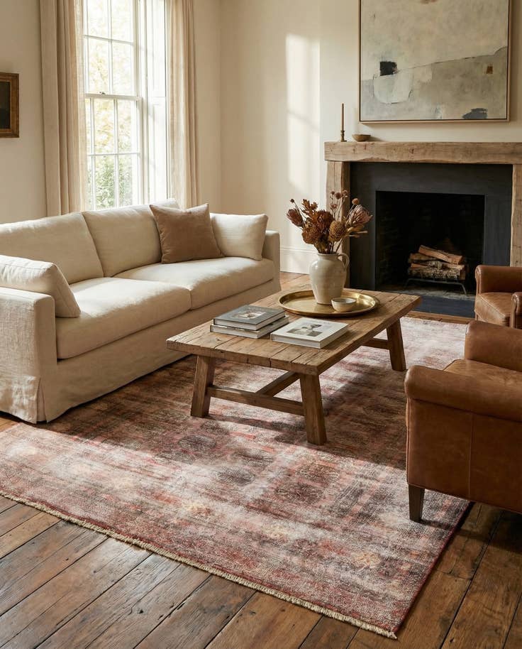 Detail image of 5' x 7' 6 Hand Knotted Ultra Vintage Persian Wool Rug