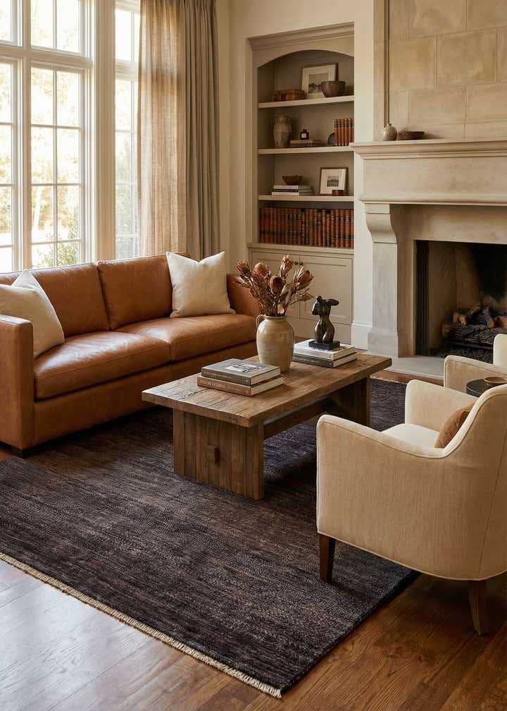4' 11 x 7' Shayan Wool Rug