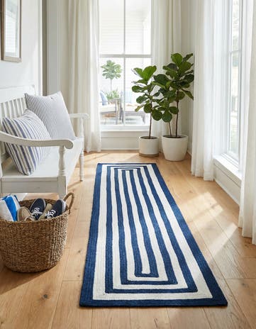 2' x 8' Easy-Clean Eco Verse Washable Indoor / Outdoor Runner Rug