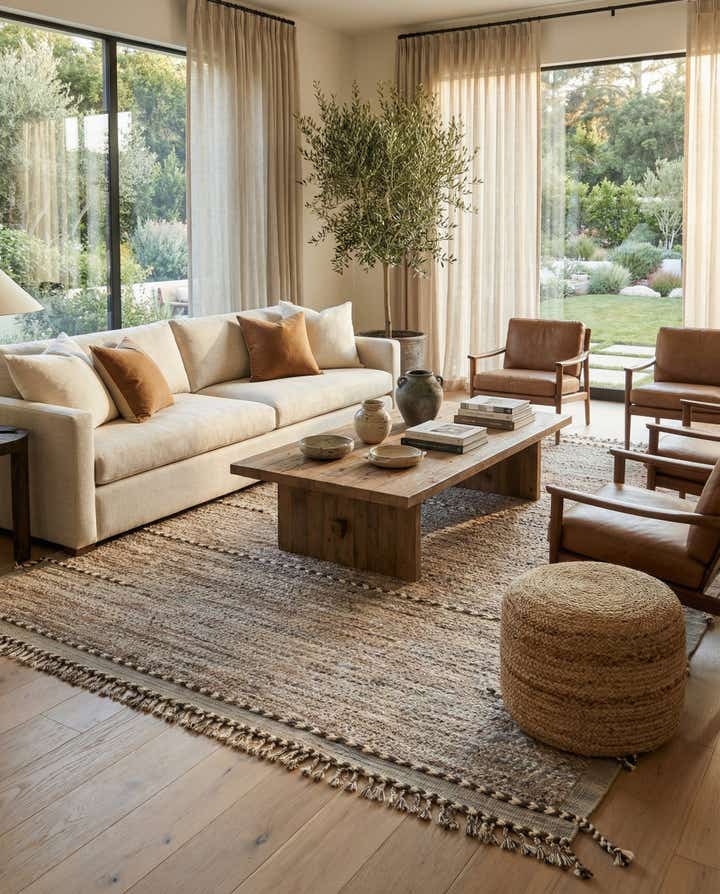 8' 7 x 10' 7 Hand Knotted Moroccan Wool Rug