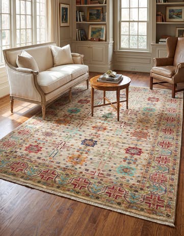 5' 10 x 8' Hand Knotted Ariana Ziegler Rug