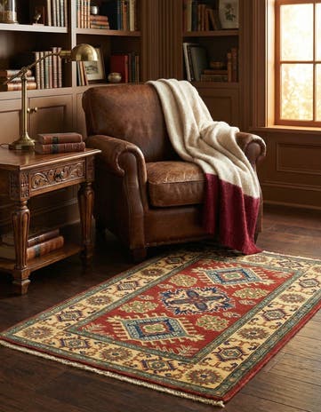 2' 8 x 4' 2 Hand Knotted Kazak Rug