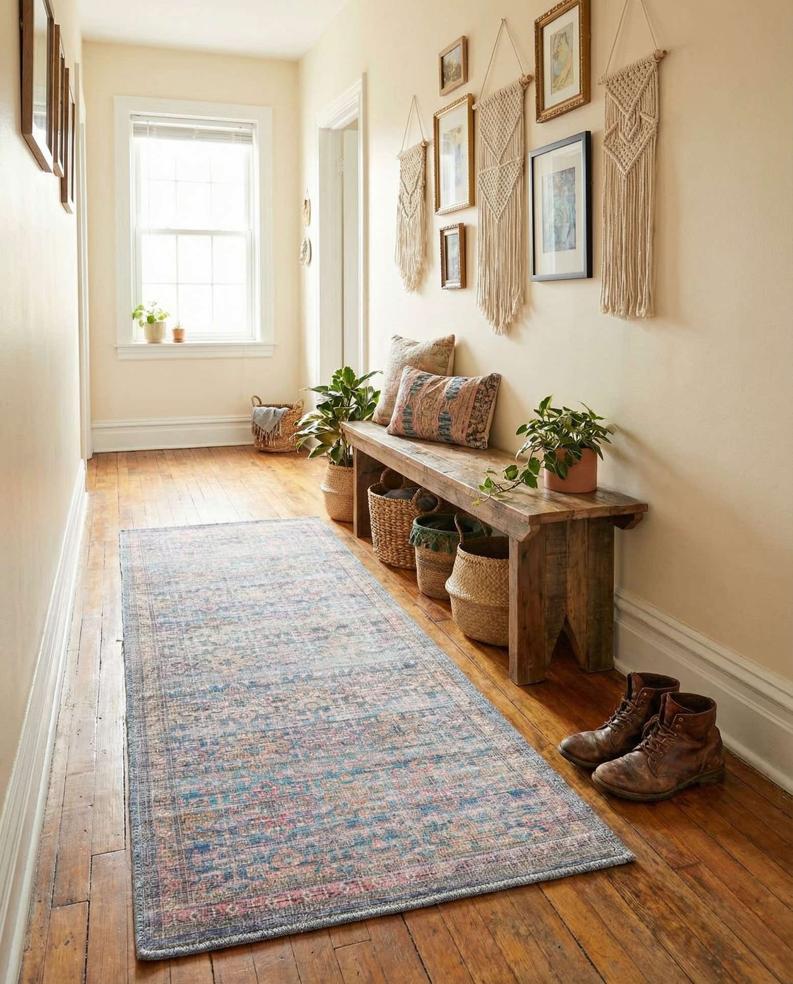 2' x 5' Washable Nostalgia Runner Rug