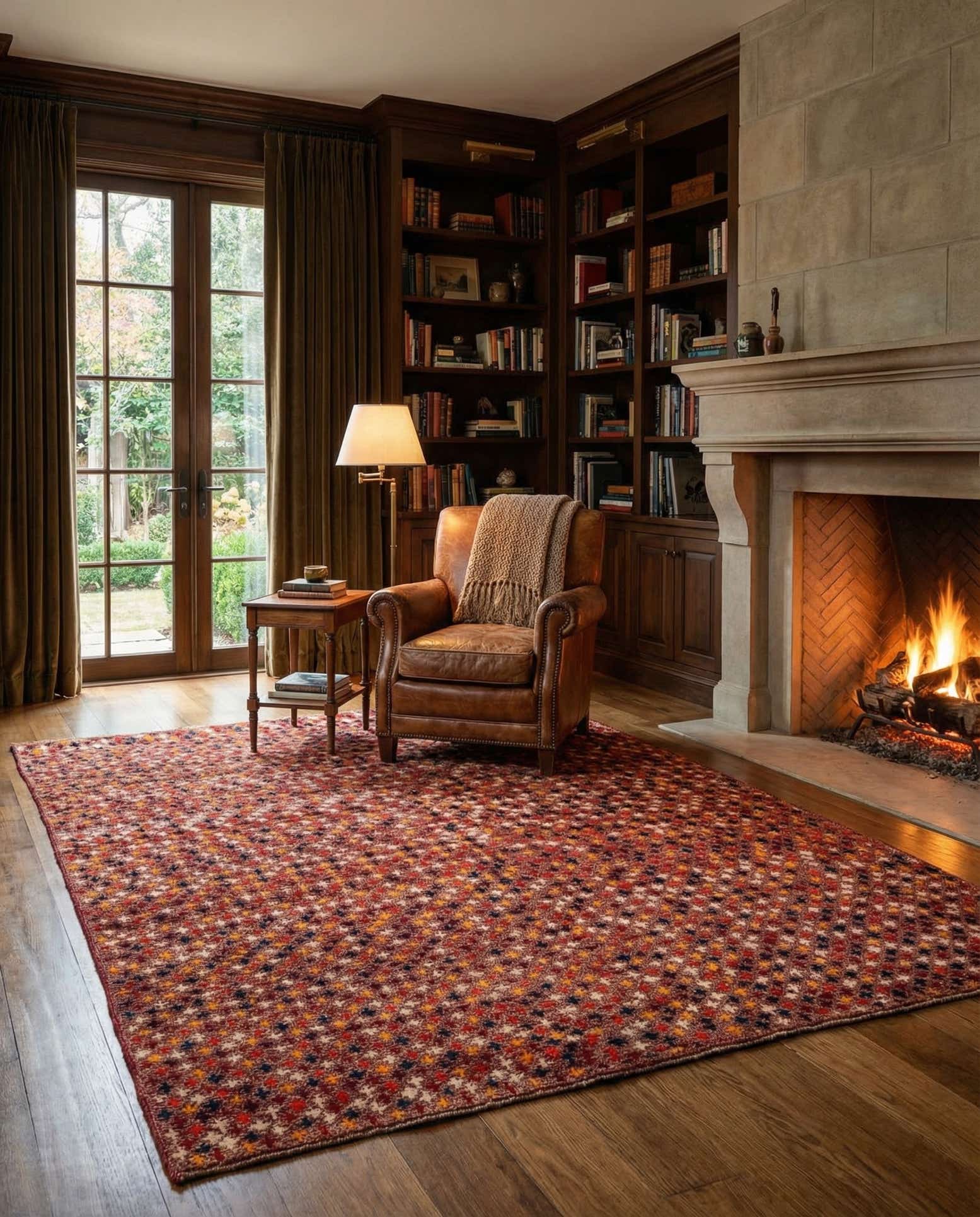 6' 3 x 8' 2 Hand Knotted Balouch Wool Rug