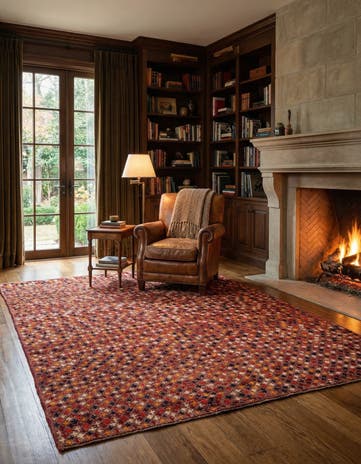 6' 3 x 8' 2 Hand Knotted Balouch Wool Rug