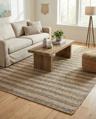  10' x 14' 1  Hand Braided Jute Rug