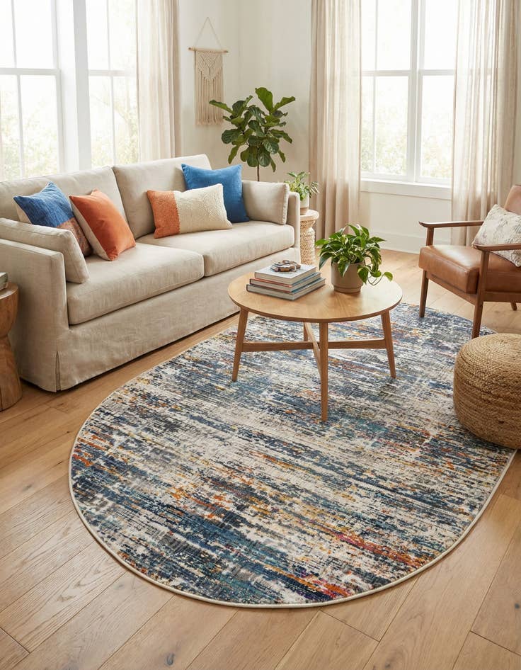 Detail image of 3' 7 x 5' 3 Malibu Oval Rug